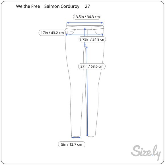 We the Free Corduroy‎ Skinny Pant Size 27 Raw Hem Modern Mauve Boho Chic Classic - Picture 14 of 14